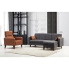 Sofa Set Polya L - Dark Grey Dark Grey