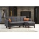 Sofa Set Polya L - Dark Grey Dark Grey