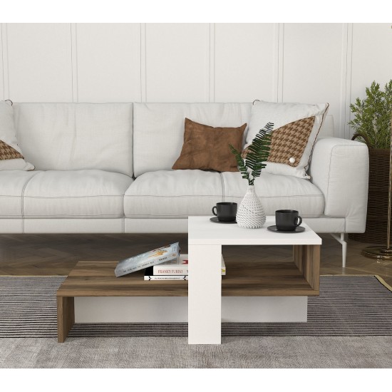 Coffee Table Chain - White, Walnut White
Walnut