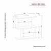 Side Table Karinus - White White