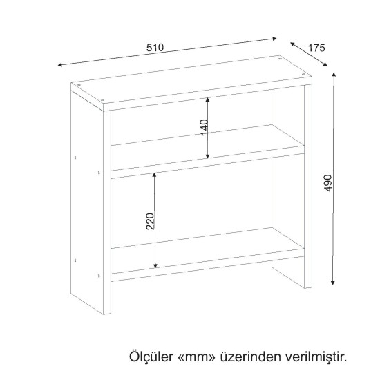 Side Table Silvanus - White White Side Table Silvanus - White White