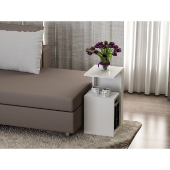 Side Table Sister - White White
