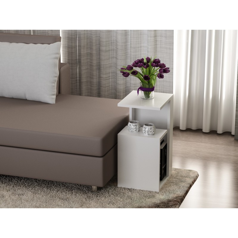 Side Table Sister - White White