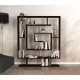 Βιβλιοθήκη - Sarmasik - Χρώμα Wenge - 125x22x150εκ Βιβλιοθήκη - Sarmasik - Χρώμα Wenge - 125x22x150εκ