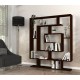 Βιβλιοθήκη - Sarmasik - Χρώμα Wenge - 125x22x150εκ Βιβλιοθήκη - Sarmasik - Χρώμα Wenge - 125x22x150εκ
