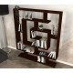 Βιβλιοθήκη - Sarmasik - Χρώμα Wenge - 125x22x150εκ Βιβλιοθήκη - Sarmasik - Χρώμα Wenge - 125x22x150εκ