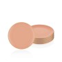 Ceramic Dessert Plate Set (6 Pieces) BSC0015 Salmon