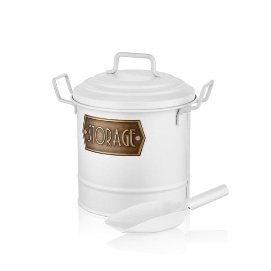 Jar (2 Pieces) MGL0032 White Hermia Jar (2 Pieces) MGL0032 White