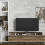 TV Unit Tulip - White, Walnut White
Walnut