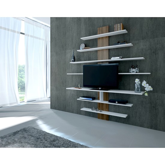 TV Unit Zebra - White, Walnut White
Walnut TV Unit Zebra - White, Walnut White
Walnut