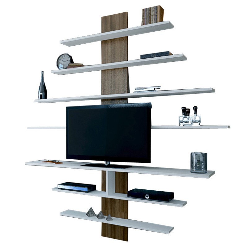 TV Unit Zebra - White, Walnut White
Walnut
