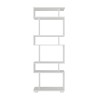 Βιβλιοθήκη - Blok - Χρώμα Λευκό - 60x20x165εκ