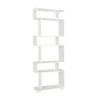 Βιβλιοθήκη - Blok - Χρώμα Λευκό - 60x20x165εκ