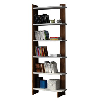 Bookshelf Order - White, Walnut White
Walnut