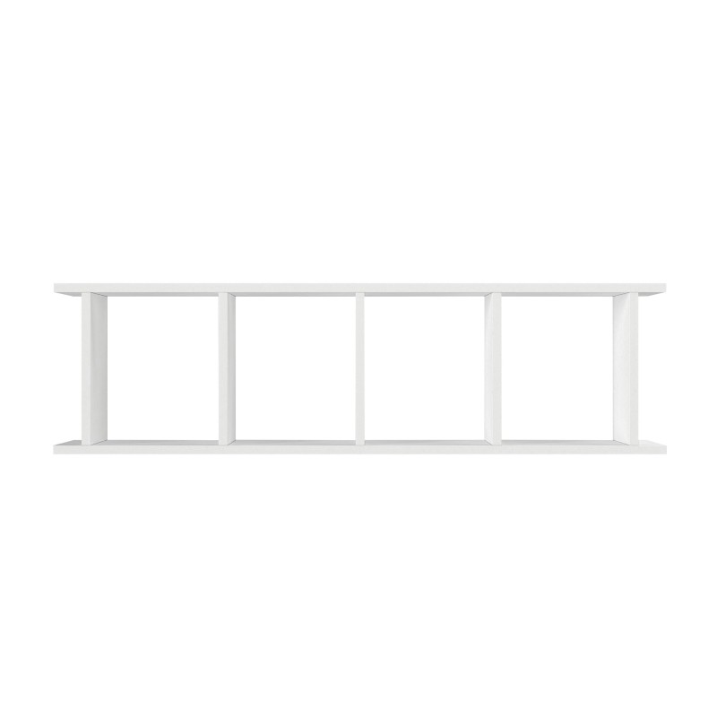 Ραφιέρα Τοίχου - Snow - Χρώμα Λευκό - 120x20x34εκ