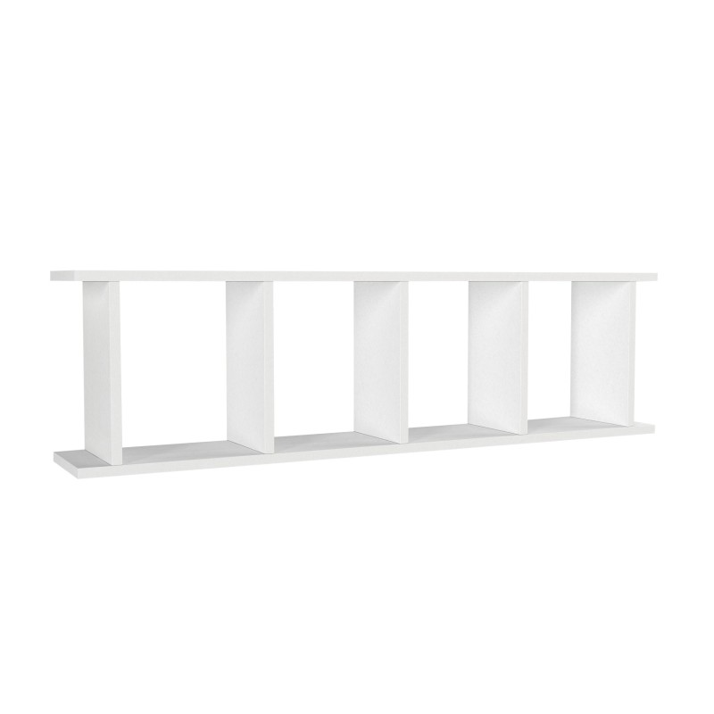 Ραφιέρα Τοίχου - Snow - Χρώμα Λευκό - 120x20x34εκ