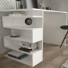 Study Desk Snake - White White