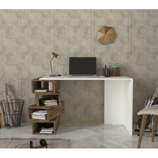 Study Desk Jenga - White, Walnut White
Walnut Study Desk Jenga - White, Walnut White
Walnut