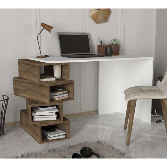 Study Desk Jenga - White, Walnut White
Walnut Study Desk Jenga - White, Walnut White
Walnut