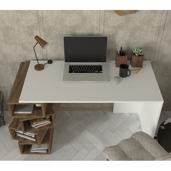 Study Desk Jenga - White, Walnut White
Walnut Study Desk Jenga - White, Walnut White
Walnut
