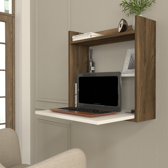 Study Desk Laptop - White, Walnut White
Walnut Study Desk Laptop - White, Walnut White
Walnut