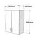 Bathroom Cabinet Zoe - White White Bathroom Cabinet Zoe - White White