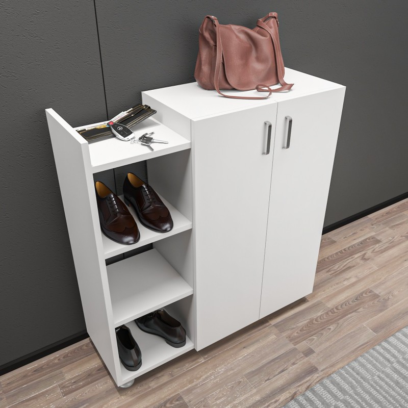 Shoe Cabinet Asus - White White