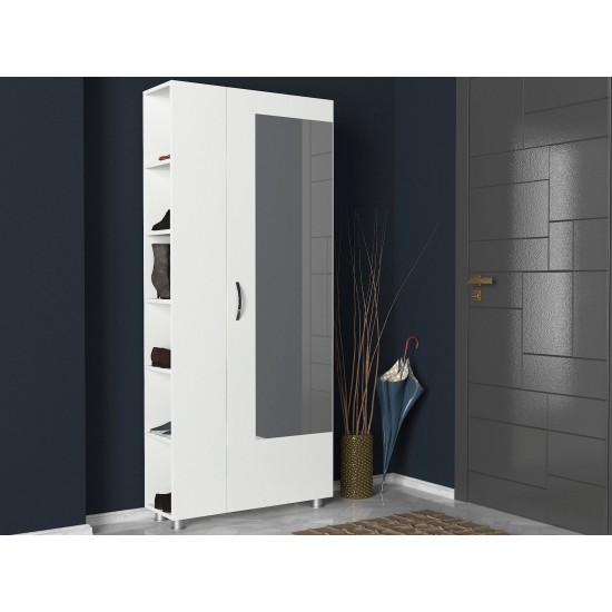 Hall Stand Meyra - White White Hall Stand Meyra - White White