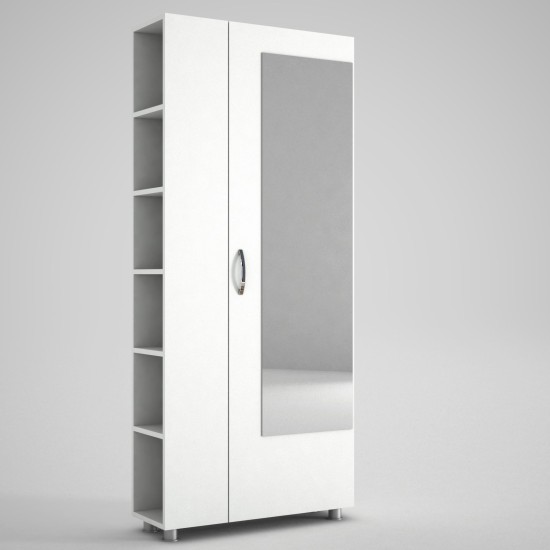 Hall Stand Meyra - White White Hall Stand Meyra - White White