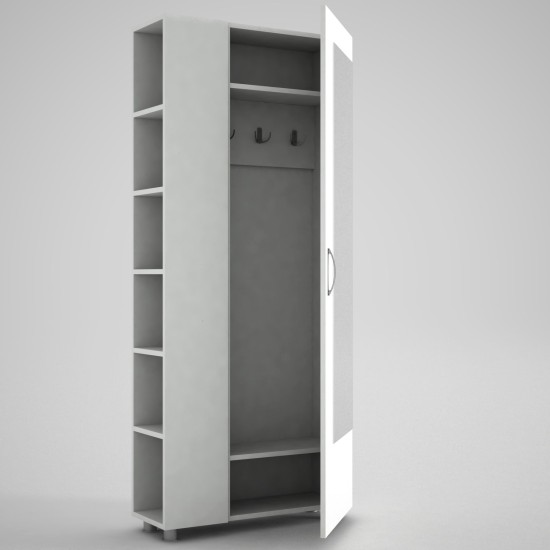 Hall Stand Meyra - White White Hall Stand Meyra - White White