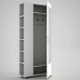 Hall Stand Meyra - White White Hall Stand Meyra - White White
