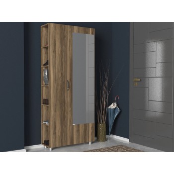 Hall Stand Meyra - Walnut Walnut