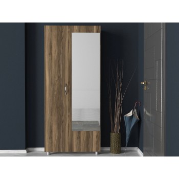 Hall Stand Meyra - Walnut Walnut