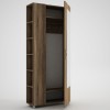 Hall Stand Meyra - Walnut Walnut