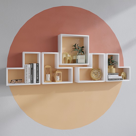 Wall Shelf Elitra - White White Wall Shelf Elitra - White White