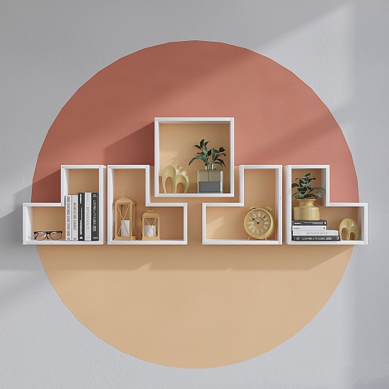 Wall Shelf Elitra - White White Wall Shelf Elitra - White White