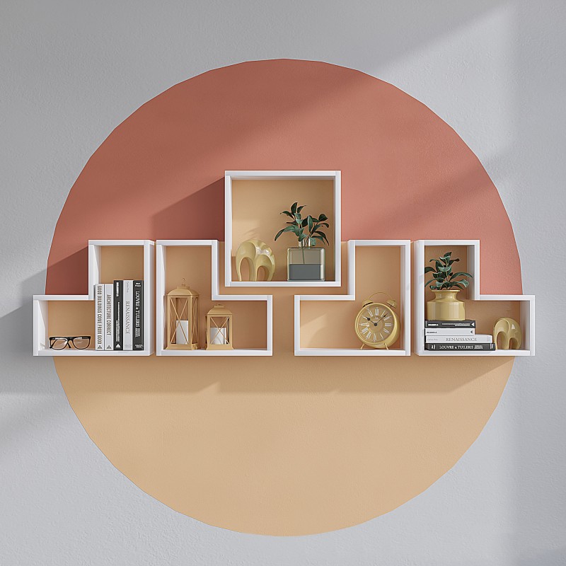 Wall Shelf Elitra - White White