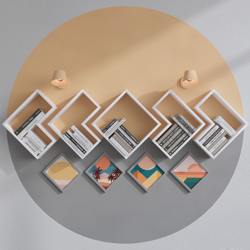 Wall Shelf Elitra - White White