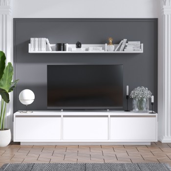 TV Unit Prag - White White