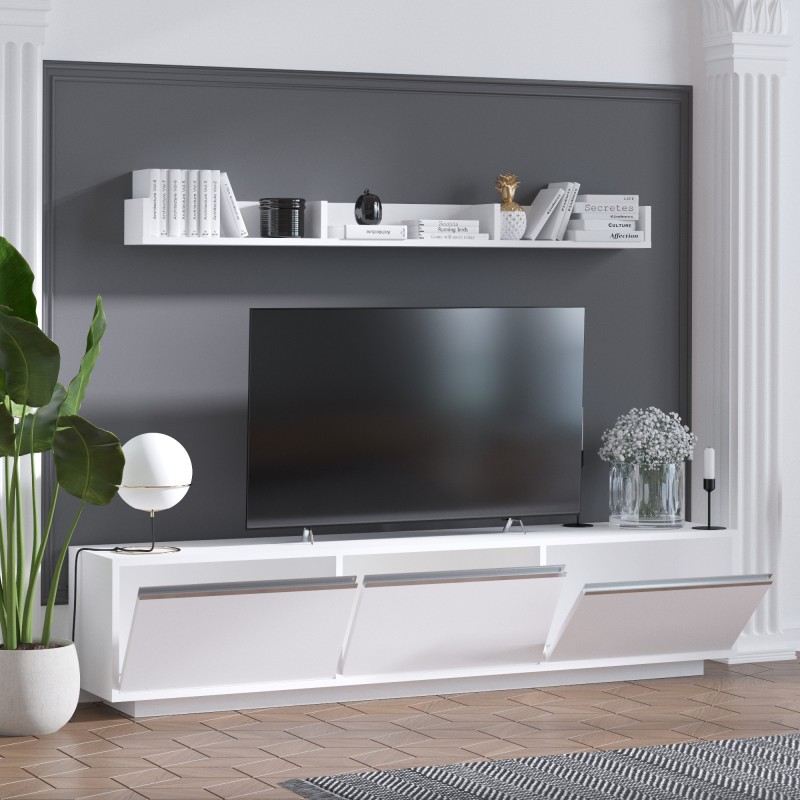 TV Unit Prag - White White