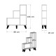 Bookshelf Nisa - White White Bookshelf Nisa - White White