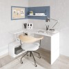 Hanah Home Study Desk Gelincik - White White