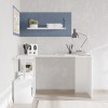 Hanah Home Study Desk Gelincik - White White