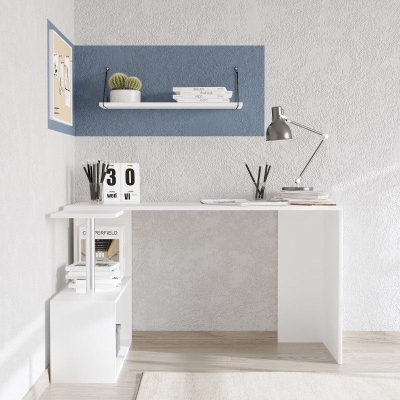 Hanah Home Study Desk Gelincik - White White