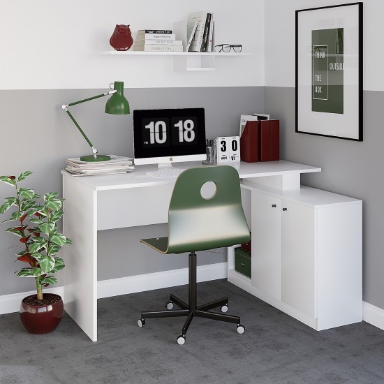 Study Desk Basak Calisma Masası - White White Study Desk Basak Calisma Masası - White White