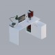 Study Desk Basak Calisma Masası - White White Study Desk Basak Calisma Masası - White White