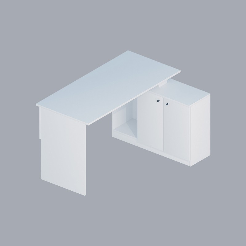 Study Desk Basak Calisma Masası - White White