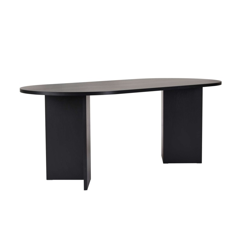 Dining Table Sabella - Wood Black Wood Black
