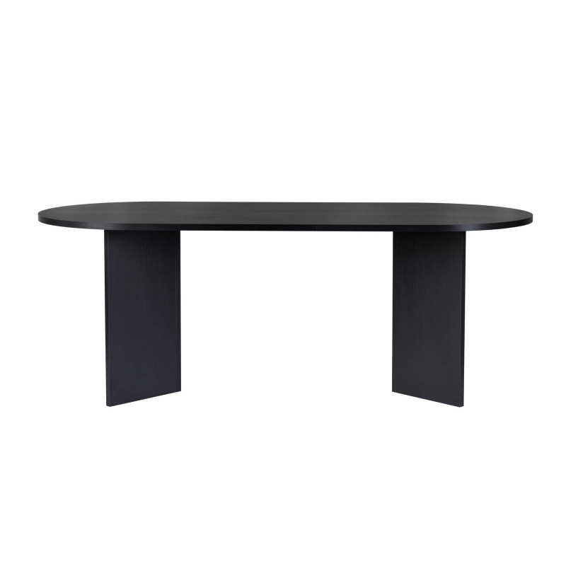 Dining Table Sabella - Wood Black Wood Black