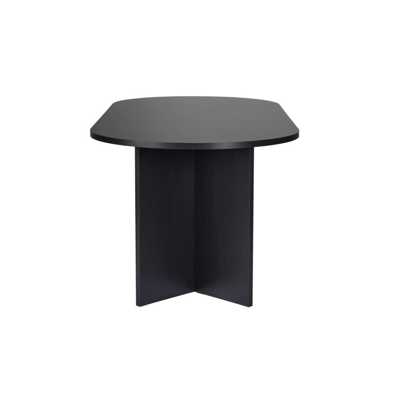 Dining Table Sabella - Wood Black Wood Black